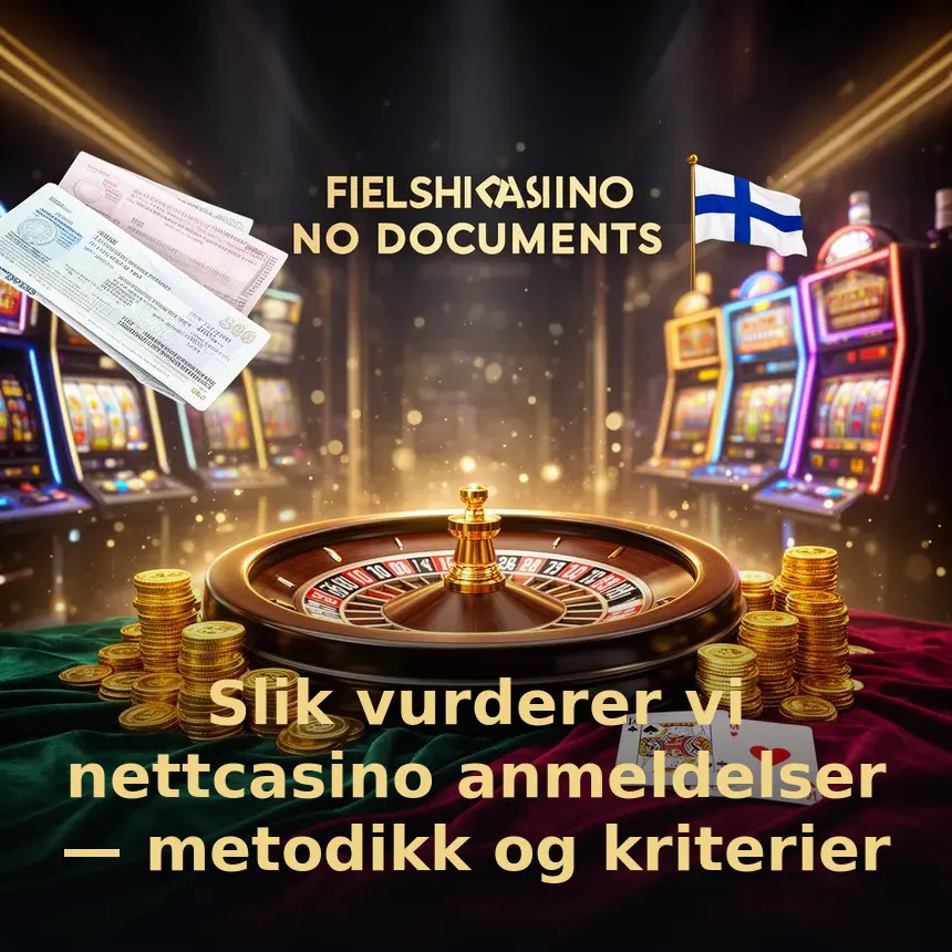 Slik vurderer vi nettcasino anmeldelser — metodikk og kriterier